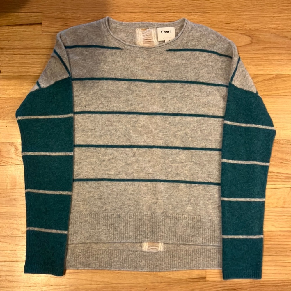 Gorgeous cashmere sweater with nice back detailing by Charli Anthropologie